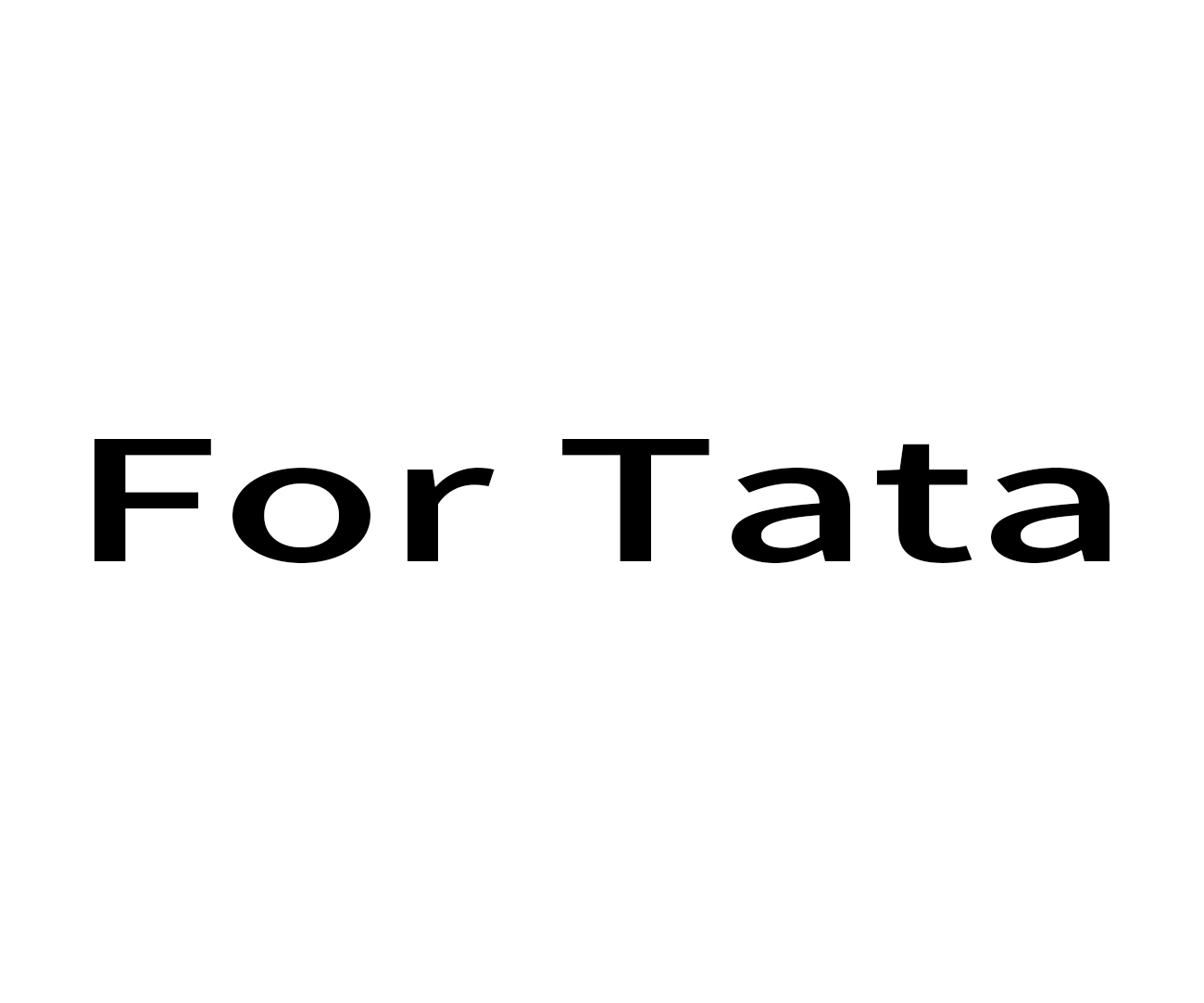 For Tata